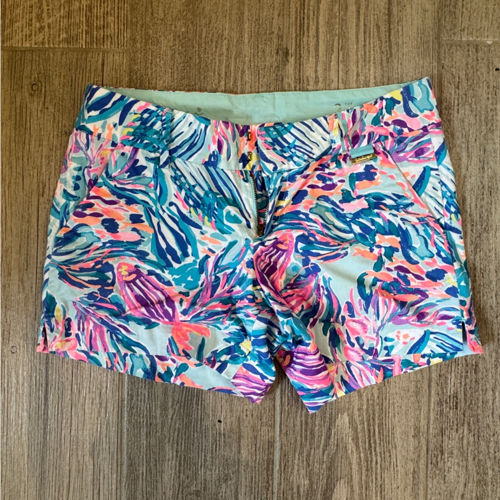 Lilly Pulitzer Multicolor Tropical Print Shorts